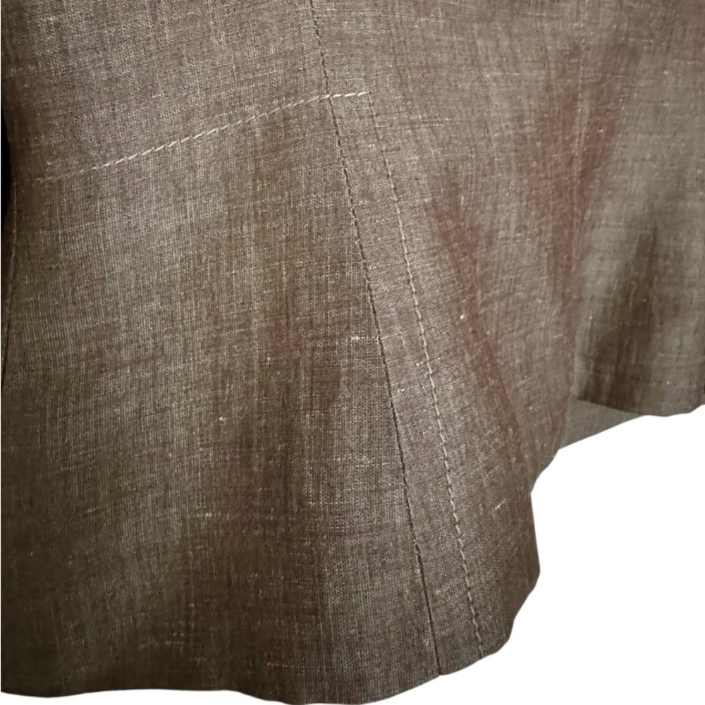 Loft Single-Button Blazer in Classic Chic Neutral Warm Brown Size 10 - Picture 6 of 15
